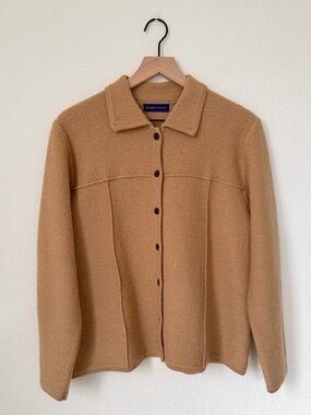 Karen Scott Wool Cardigan Women’s Size Large Buttoned Sweater